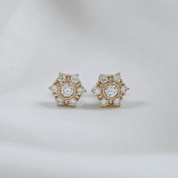 Diamond Solitaire Earrings
