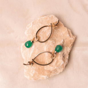 Emerald Drop Earrings