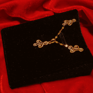 Gold Filigree Necklace