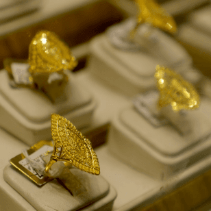 Gold Ornate Rings Collection